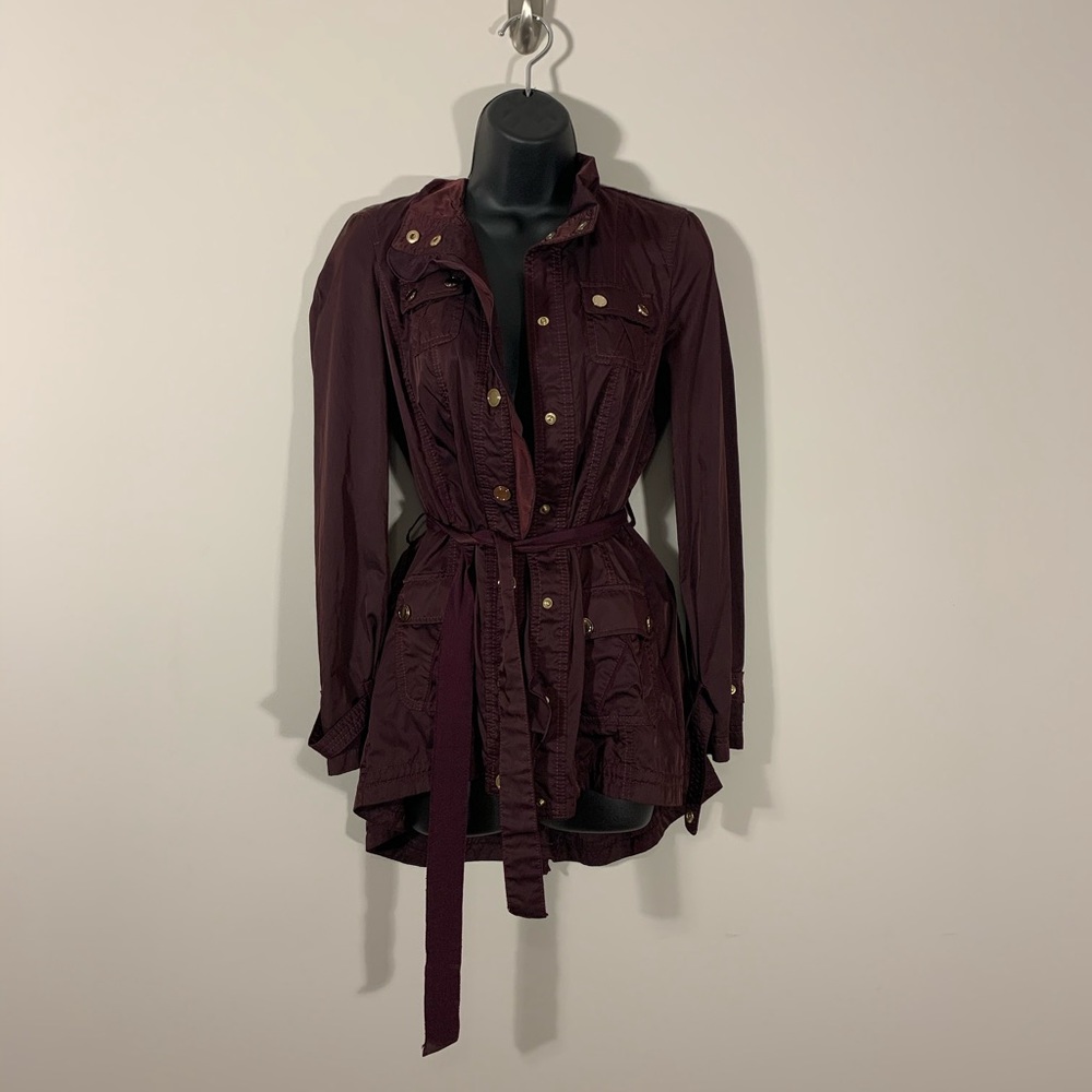 Burgundy light coat/ jacket